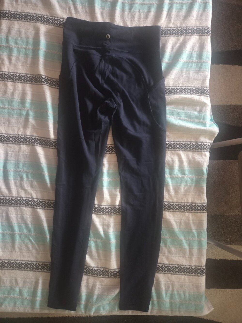 Lululemon Invigorate 28" (high waist)  Leggings Navy Size 6